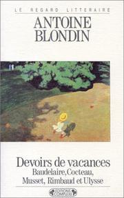 Front cover of Certificats d'études by Antoine Blondin