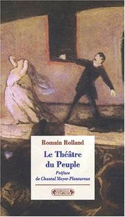 Cover of Le théâtre du peuple by Romain Rolland