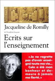 Front cover of Nous autres professeurs by Jacqueline de Romilly