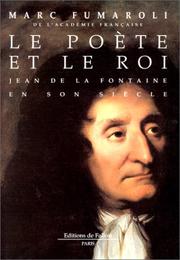 Front cover of Le poète et le roi by Marc Fumaroli