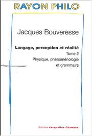Cover of Langage, perception et réalité by Jacques Bouveresse