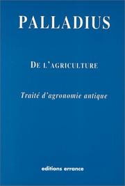 Front cover of De re rustica by Rutilius Taurus Aemilianus Palladius