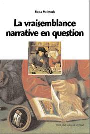 Cover of La vraisemblance narrative by Fiona McIntosh