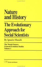 Front cover of Nature and history by Ignazio Masulli