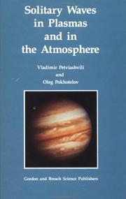 Front cover of Solitary waves in plasmas and in the atmosphere by V. I. Petviashvili