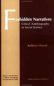 Front cover of Forbidden narratives by Kathryn Church