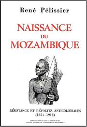 Cover of Naissance du Mozambique by René Pélissier
