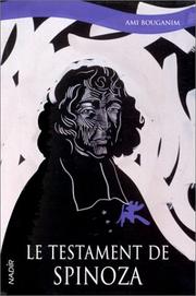 Front cover of Le testament de Spinoza by Bouganim, Ami