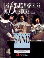 Front cover of Les beaux messieurs de Bois-Doré by George Sand