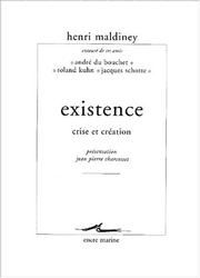 Cover of Existence, crise et création by Henri Maldiney