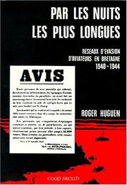 Front cover of Par les nuits les plus longues by Roger Huguen