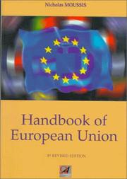 Cover of Handbook of European Union by Nicholas Moussis