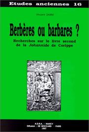 Cover of Berbères ou barbares? by Vincent Zarini