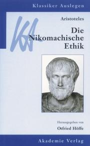 Cover of Aristotle's "Nicomachean ethics" by Otfried Höffe