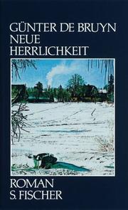Cover of Neue Herrlichkeit by Günter de Bruyn