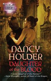 Front cover of Daughter Of The Blood by Nancy Holder