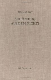 Front cover of Schöpfung aus dem Nichts by May, Gerhard