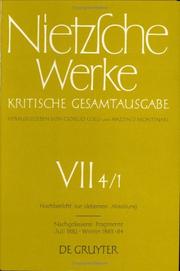 Front cover of Nietzsche Werke by Friedrich Nietzsche