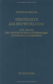 Cover of Geschichte als Entwicklung? by Andreas Cesana