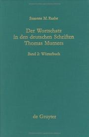 Cover of Der Wortschatz in den deutschen Schriften Thomas Murners by Susanne M. Raabe