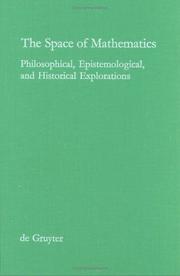 Cover of The space of mathematics by Javier Echeverría