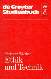 Cover of Ethik und Technik by Christian Walther