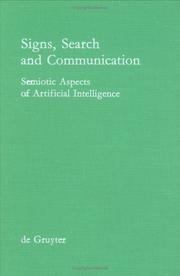 Front cover of Signs, search and communication by René J. Jorna