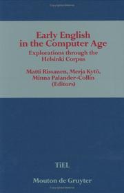 Cover of Early English in the computer age by Matti Rissanen