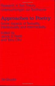 Front cover of Approaches to Poetry by Janos S. Petofi