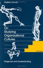 Front cover of On studying organizational cultures by Majken Schultz