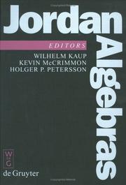 Front cover of Jordan Algebras by Wilhelm Kaup