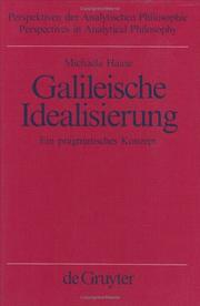 Front cover of Galileische Idealisierung by Michaela Haase