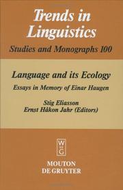 Cover of Language and Its Ecology by Unknown