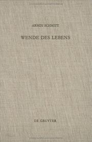 Front cover of Wende Des Lebens by Armin Schmitt