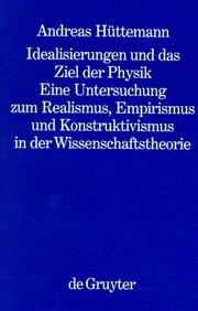 Front cover of Idealisierungen und das Ziel der Physik by Andreas Hüttemann