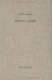 Cover of Modell Assisi by Gerda Riedl