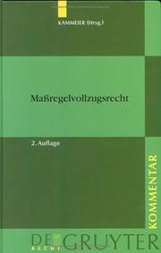 Front cover of Maßregelvollzugsrecht by Heinz Kammeier