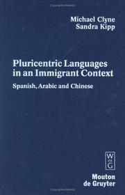 Cover of Pluricentric languages in an immigrant context by Michael G. Clyne