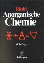 Front cover of Anorganische Chemie by Erwin Riedel