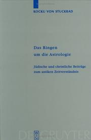 Front cover of Ringen Um Die Astrologie by Kocku Von Stuckrad