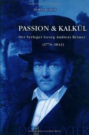 Cover of Passion & Kalkül by Doris Reimer