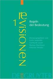 Front cover of Regeln der Bedeutung by Fotis Jannidis