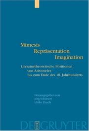 Cover of Mimesis, Repräsentation, Imagination by Jörg Schönert