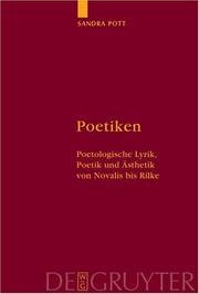 Cover of Poetiken by Sandra Pott