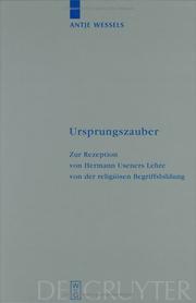 Front cover of Ursprungszauber by Antje Wessels