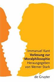 Front cover of Vorlesung zur Moralphilosophie by Immanuel Kant