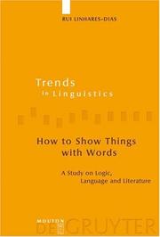 Front cover of How To Show Things With Words by Rui Linhares-Dias