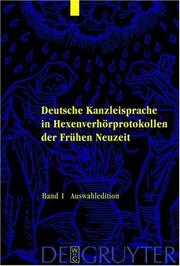 Cover of Deutsche Kanzleisprache in Hexenverhörprotokollen der Frühen Neuzeit by Jurgen Macha