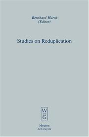 Front cover of Studies On Reduplication (Empirical Approaches to Language Typology) by Unknown