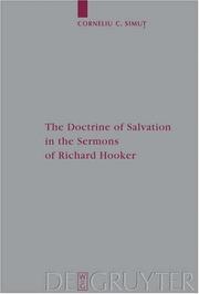 Cover of The Doctrine of Salvation in the Sermons of Richard Hooker by Corneliu C. Simut
